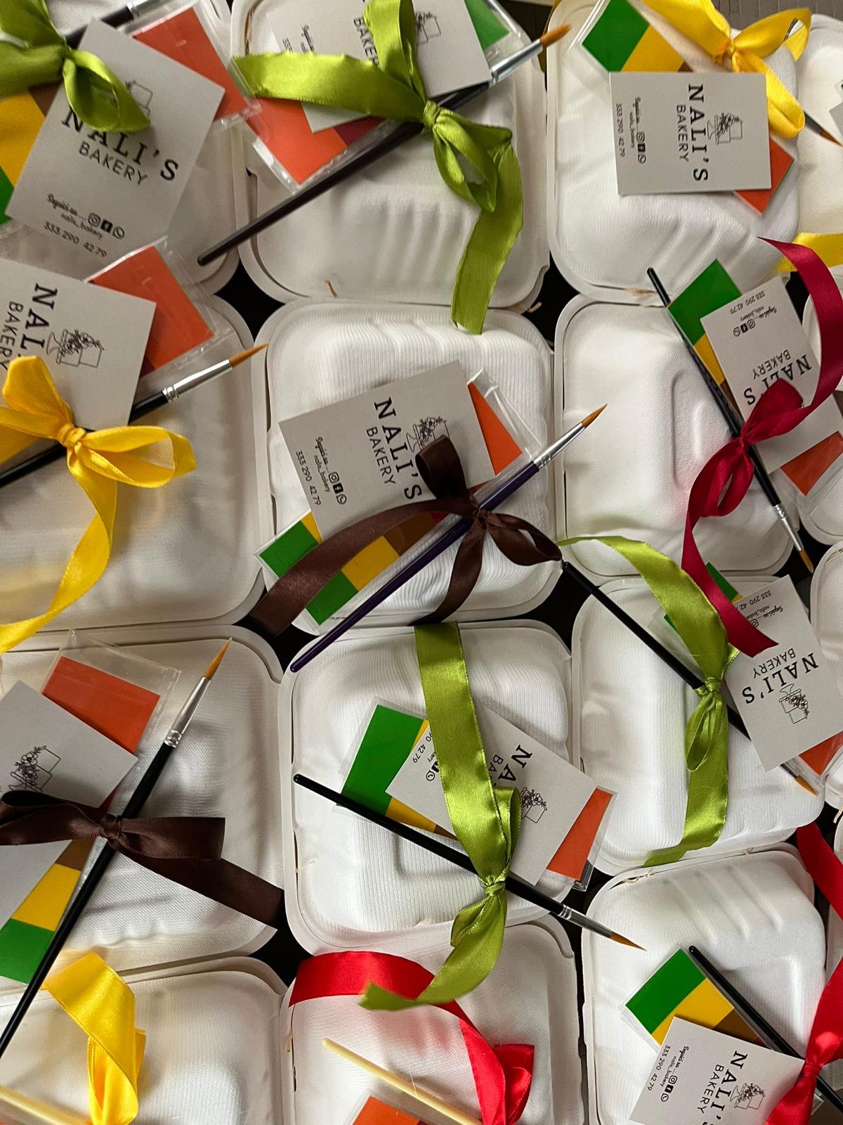 Kit biscotti da dipingere 4 pz