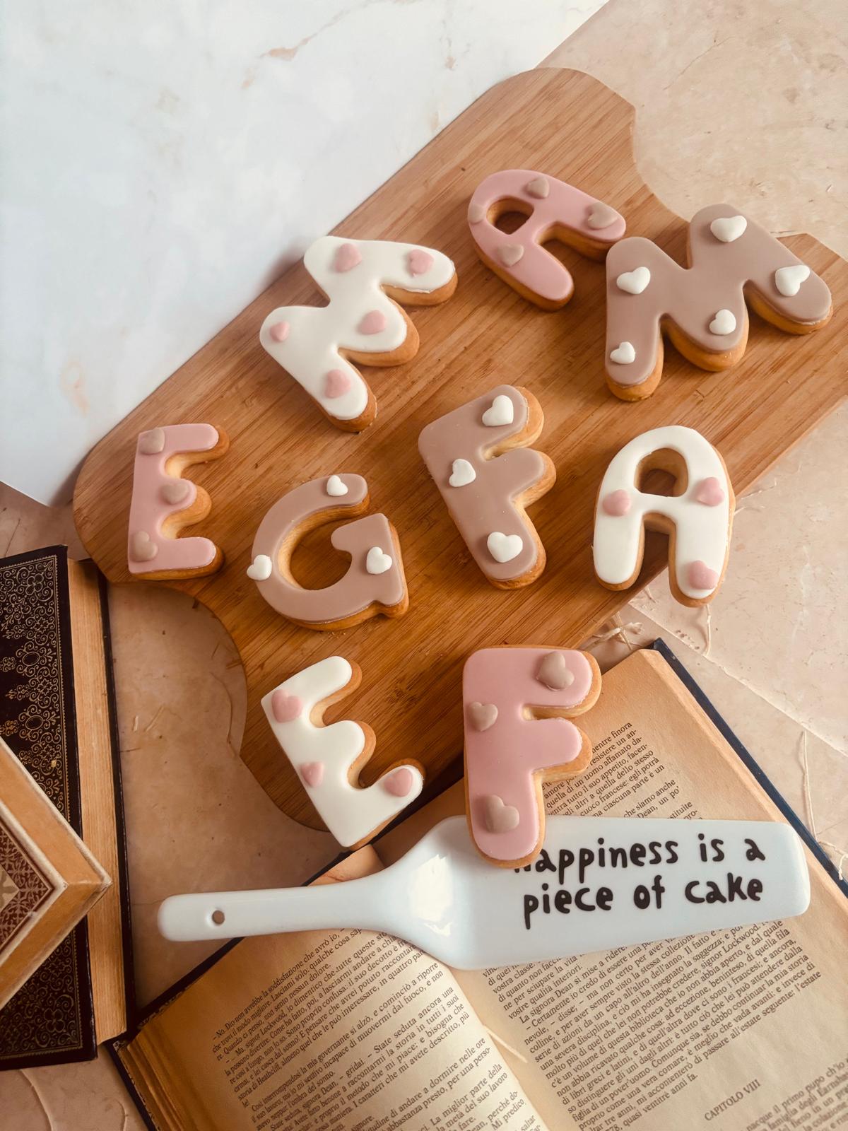 Biscotti LETTERE 10 pz